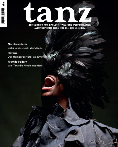 Cover der Ausgabe: tanz Jahrgang 16 (2025), Heft 8-9