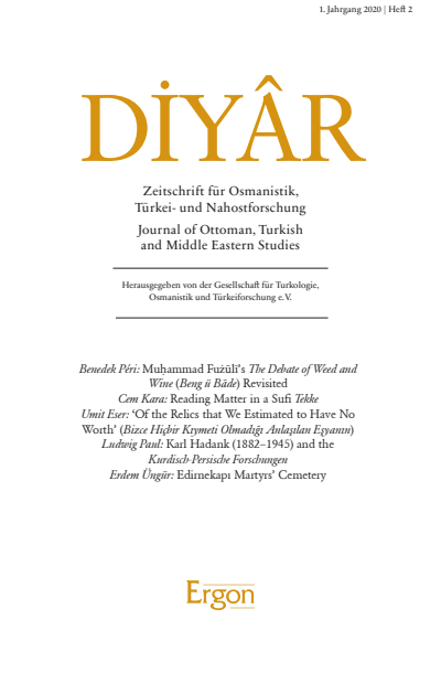Cover der Ausgabe: DIYÂR Jahrgang 1 (2020), Heft 2