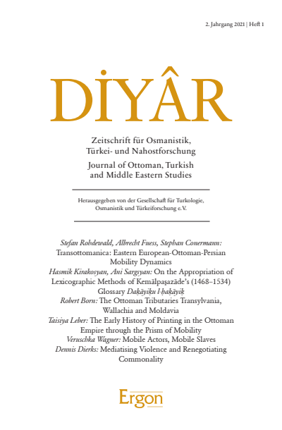 Cover der Ausgabe: DIYÂR Jahrgang 2 (2021), Heft 1