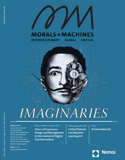 Cover der Ausgabe: Morals & Machines Jahrgang 2 (2022), Heft 2
