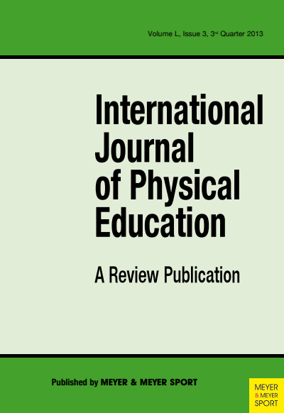 Cover der Ausgabe: International Journal of Physical Education Jahrgang 50 (2013), Heft 3