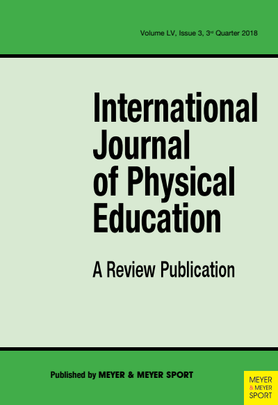 Cover der Ausgabe: International Journal of Physical Education Jahrgang 55 (2018), Heft 3