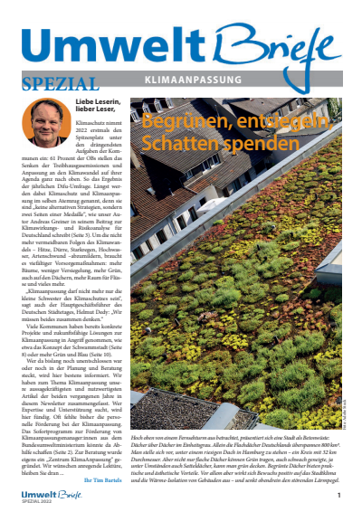 Cover der Ausgabe: UmweltBriefe Jahrgang 26 (2022), Heft Spezial 2