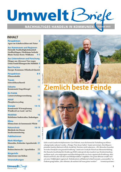 Cover der Ausgabe: UmweltBriefe Jahrgang 27 (2023), Heft 2