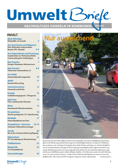 Cover der Ausgabe: UmweltBriefe Jahrgang 27 (2023), Heft 5
