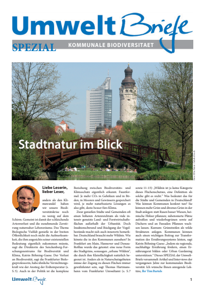 Cover der Ausgabe: UmweltBriefe Jahrgang 28 (2024), Heft 6