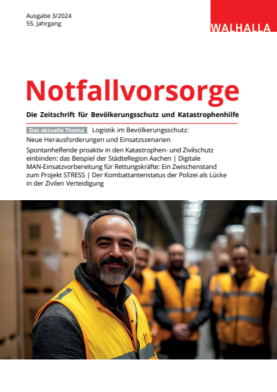 Cover der Ausgabe: Notfallvorsorge Jahrgang 55 (2024), Heft 3