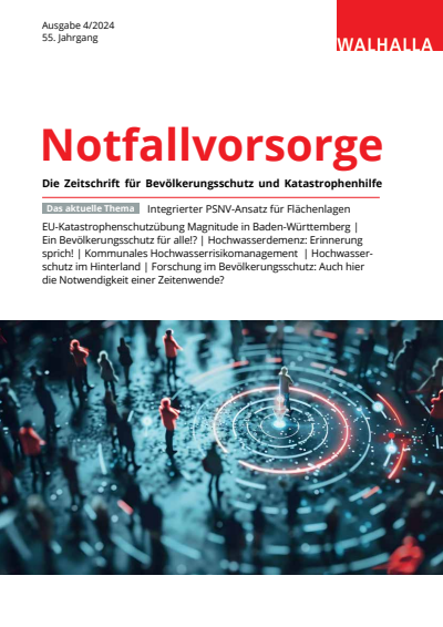 Cover der Ausgabe: Notfallvorsorge Jahrgang 55 (2024), Heft 4