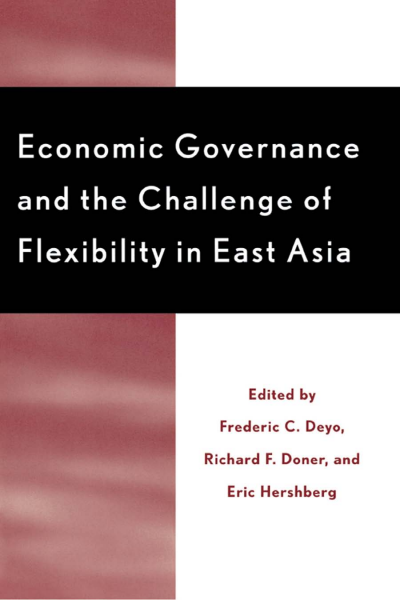 Cover of book: Economic Governance and the Challenge of Flexibility in East Asia