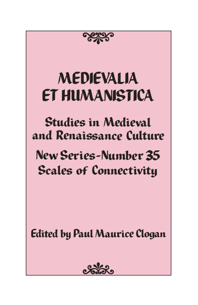 Cover des Buchs: Medievalia et Humanistica, No. 35