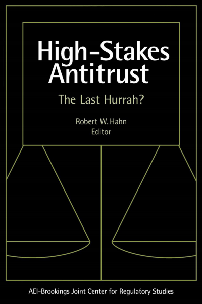 Cover of book: High-Stakes Antitrust