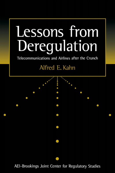 Cover des Buchs: Lessons from Deregulation