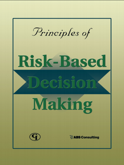 Cover of book: Principles of Risk-Based Decision Making
