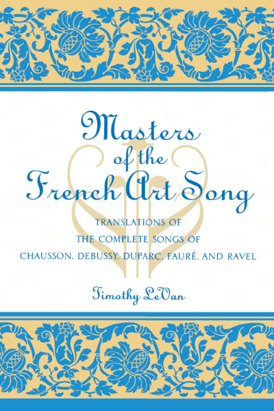 Cover des Buchs: Masters of the French Art Song