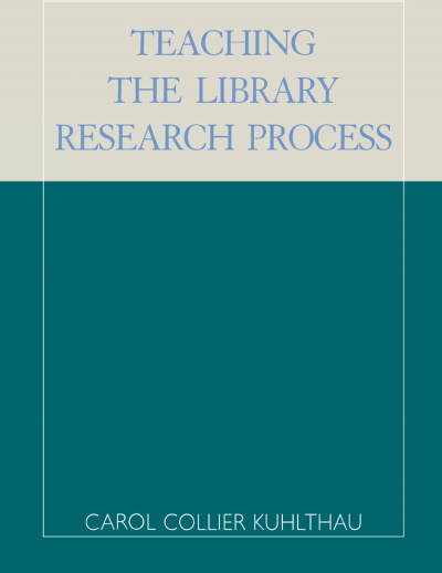 Cover des Buchs: Teaching the Library Research Process