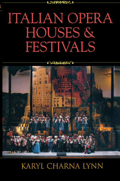 Cover des Buchs: Italian Opera Houses and Festivals