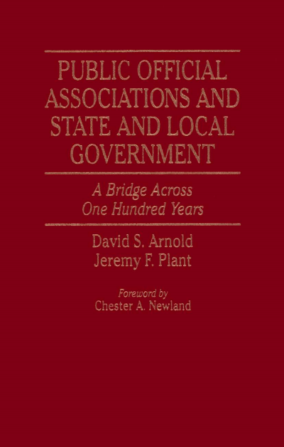 Cover des Buchs: Public Official Associations and State and Local Government