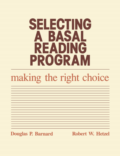 Cover des Buchs: Selecting a Basal Reading Program