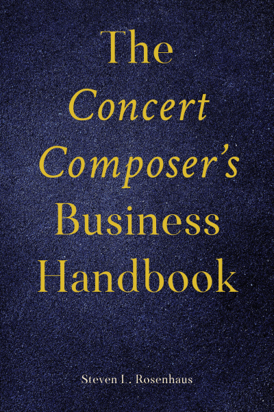 Cover des Buchs: The Concert Composer’s Business Handbook