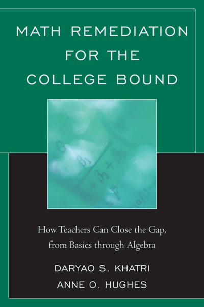 Cover des Buchs: Math Remediation for the College Bound
