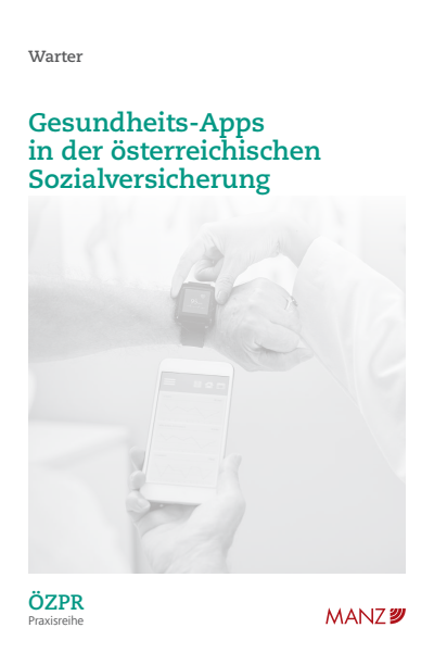 Cover des Buchs: Gesundheits-Apps in der österreichischen Sozialversicherung