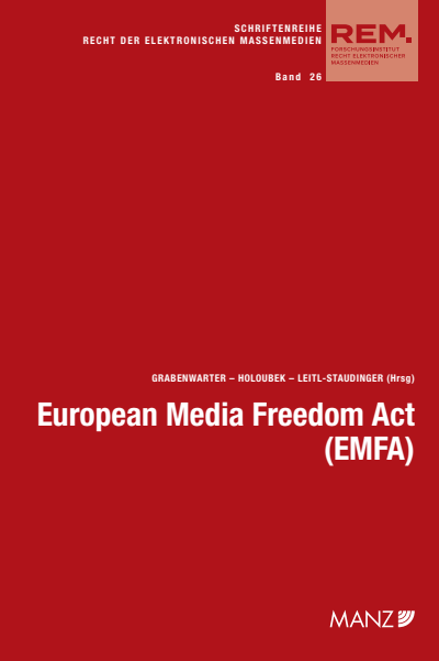 Cover des Buchs: European Media Freedom Act (EMFA)