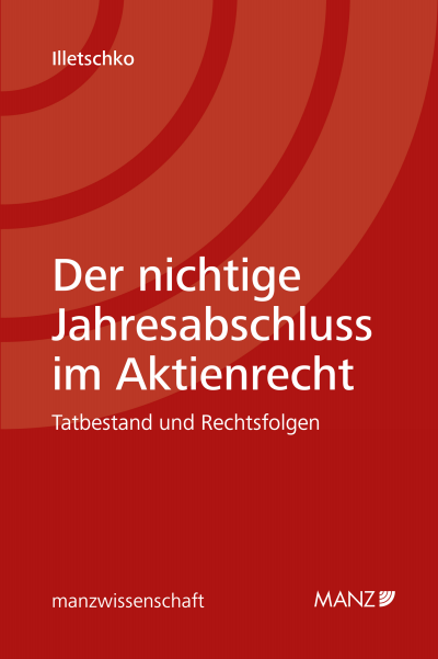 Cover des Buchs: Der nichtige Jahresabschluss im Aktienrecht