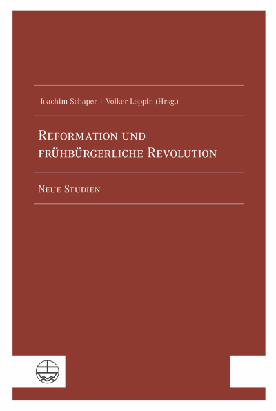Cover des Buchs: Reformation und frühbürgerliche Revolution