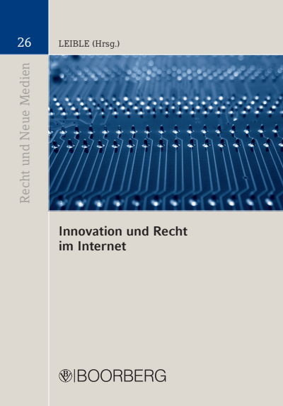 Cover des Buchs: Innovation und Recht im Internet