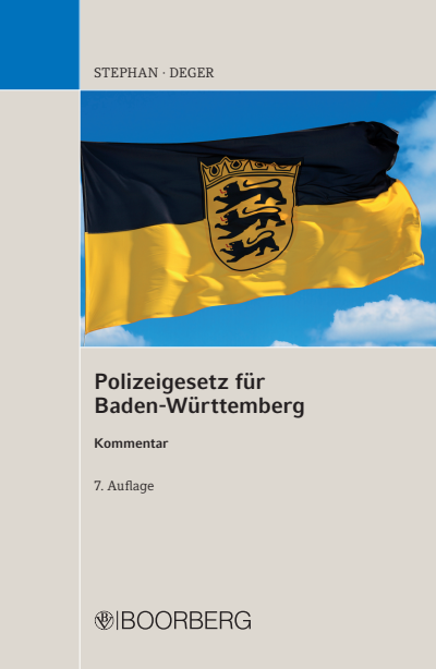Cover des Buchs: Polizeigesetz für Baden-Württemberg
