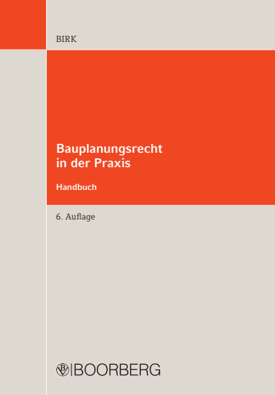 Cover des Buchs: Bauplanungsrecht in der Praxis - Handbuch