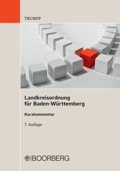 Cover of book: Landkreisordnung für Baden-Württemberg