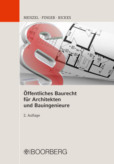 Cover des Buchs: Öffentliches Baurecht für Architekten und Bauingenieure