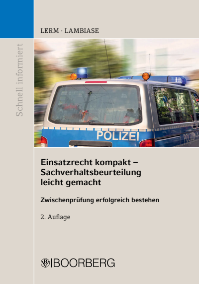 Cover des Buchs: Einsatzrecht kompakt Sachverhaltsbeurteilung leicht gemacht