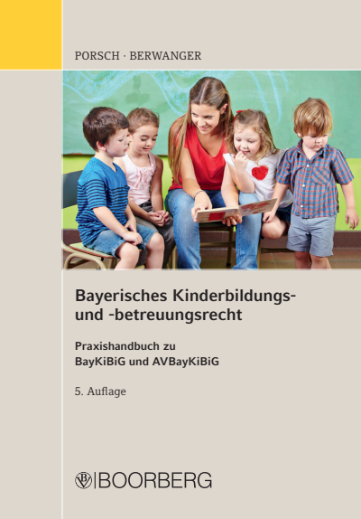 Cover of book: Bayerisches Kinderbildungs- und -betreuungsrecht