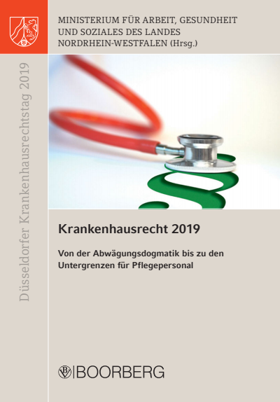 Cover des Buchs: Krankenhausrecht 2019