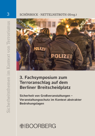 Cover des Buchs: 3. Fachsymposium zum Terroranschlag auf dem Berliner Breitscheidplatz