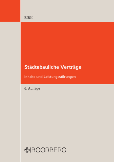 Cover des Buchs: Städtebauliche Verträge