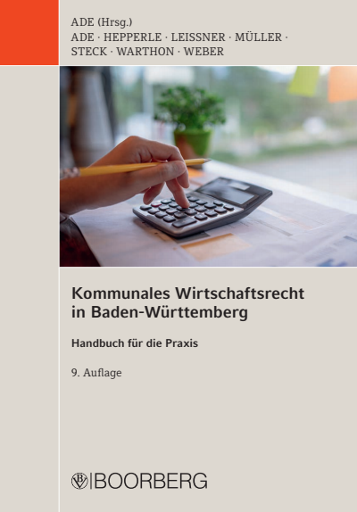 Cover des Buchs: Kommunales Wirtschaftsrecht in Baden-Württemberg