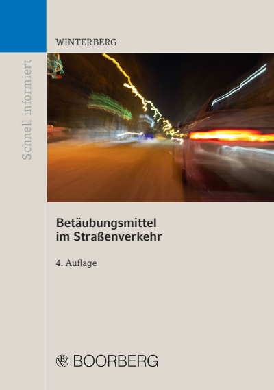 Cover des Buchs: Betäubungsmittel im Straßenverkehr