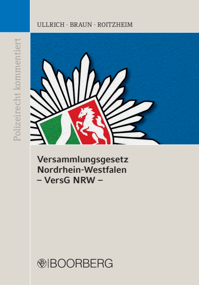 Cover des Buchs: Versammlungsgesetz Nordrhein-Westfalen