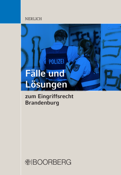 Cover des Buchs: Fälle und Lösungen zum Eingriffsrecht Brandenburg