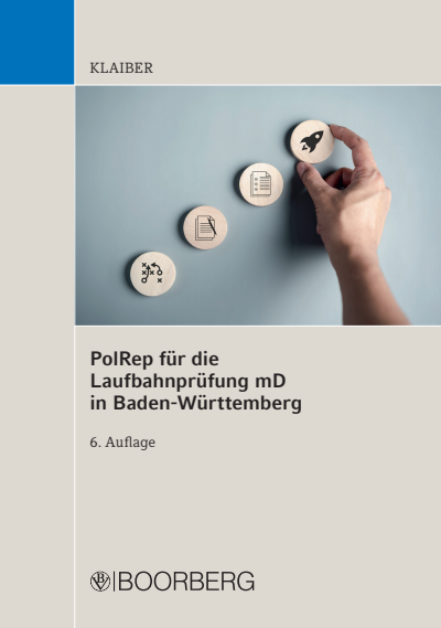 Cover des Buchs: PolRep für die Laufbahnprüfung mD in Baden-Württemberg