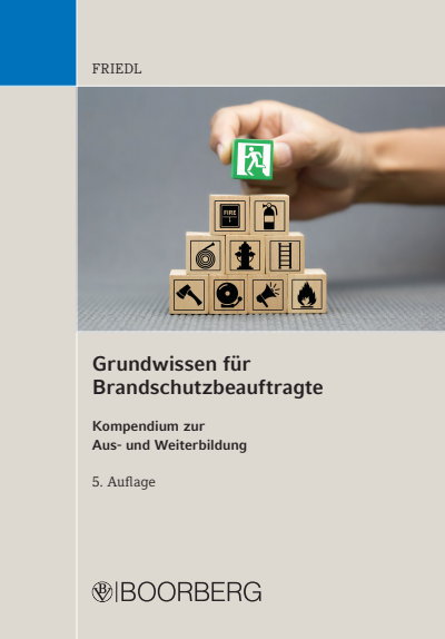 Cover des Buchs: Grundwissen für Brandschutzbeauftragte