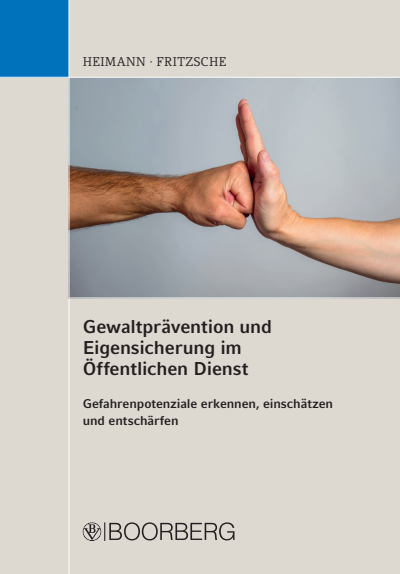 Cover des Buchs: Gewaltprävention und Eigensicherung im Öffentlichen Dienst