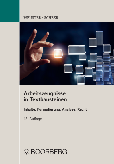 Cover des Buchs: Arbeitszeugnisse in Textbausteinen