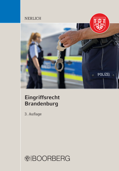 Cover des Buchs: Eingriffsrecht Brandenburg