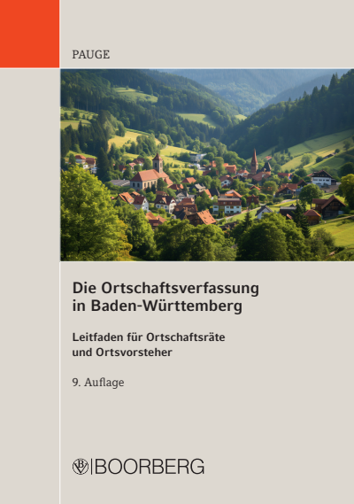Cover des Buchs: Die Ortschaftsverfassung in Baden-Württemberg