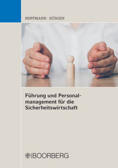 Cover des Buchs: Führung und Personalmanagement für die Sicherheitswirtschaft