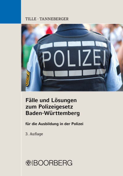 Cover des Buchs: Fälle und Lösungen zum Polizeigesetz Baden-Württemberg